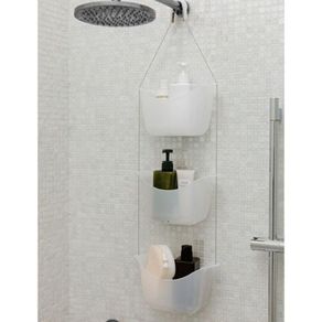 Canasta De Baño Bask (3) Blanco - Umbra