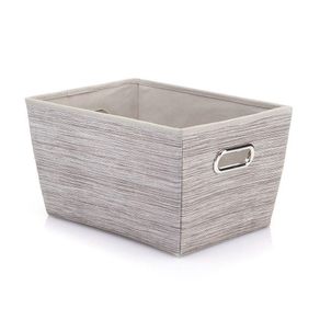 Canasta Con Agarradores De Metal Beige - Elements