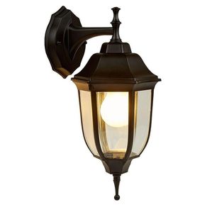 Farol De Pared Para Exterior Color Negro 1 Bomb - Tecnolite