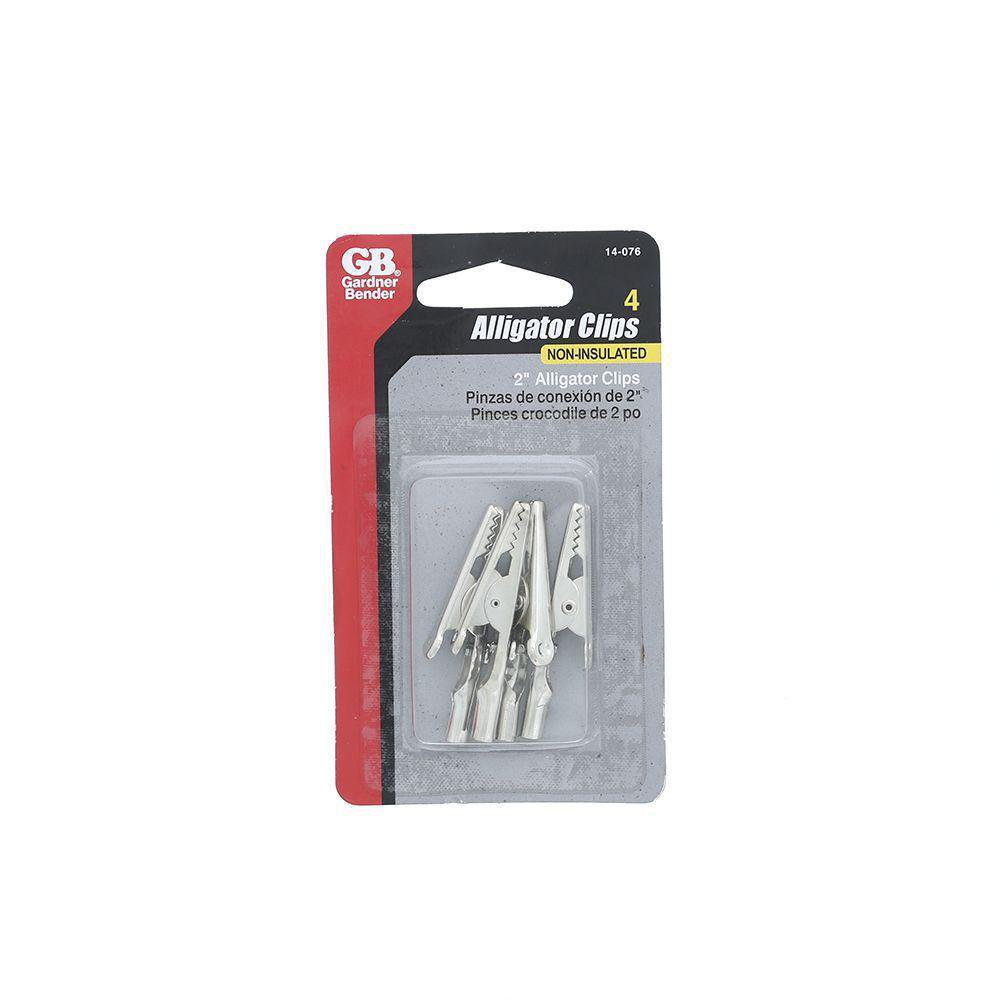 Pinza Caimán No Aislada 2 Plg Lagarto Para Coaxial - Gb Electrical