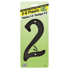 Varios Números Color Negro 4 Plg - Hy Ko Varios Diseños