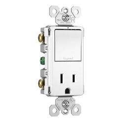 Interruptor Y Tomacorriente Blanco - Legrand