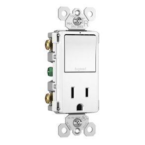 Interruptor Y Tomacorriente Blanco - Legrand