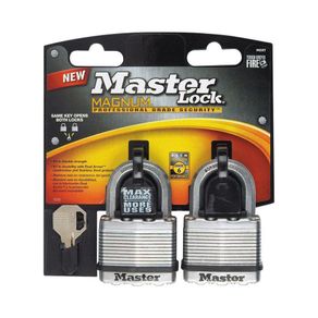 Set De 2 Candados Laminados Con Gancho Corto De 2