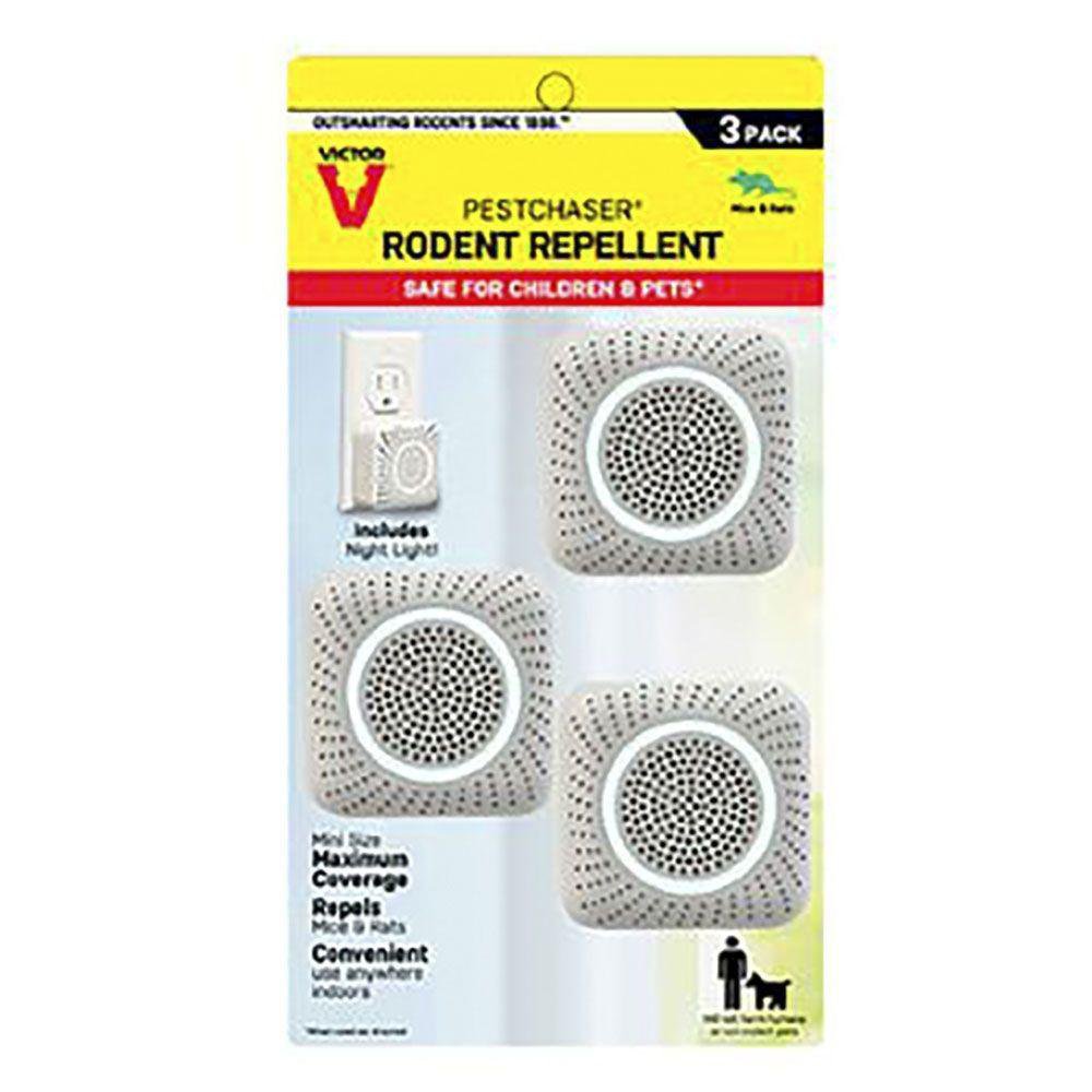 Set de 3 Repelentes Ultrasónicos para Roedores