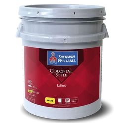 Colonial Extra White Mate 5 Galones - Sherwin Williams