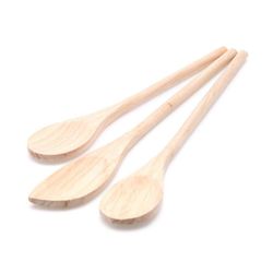 Set De 3 Cucharas De Madera - Gc
