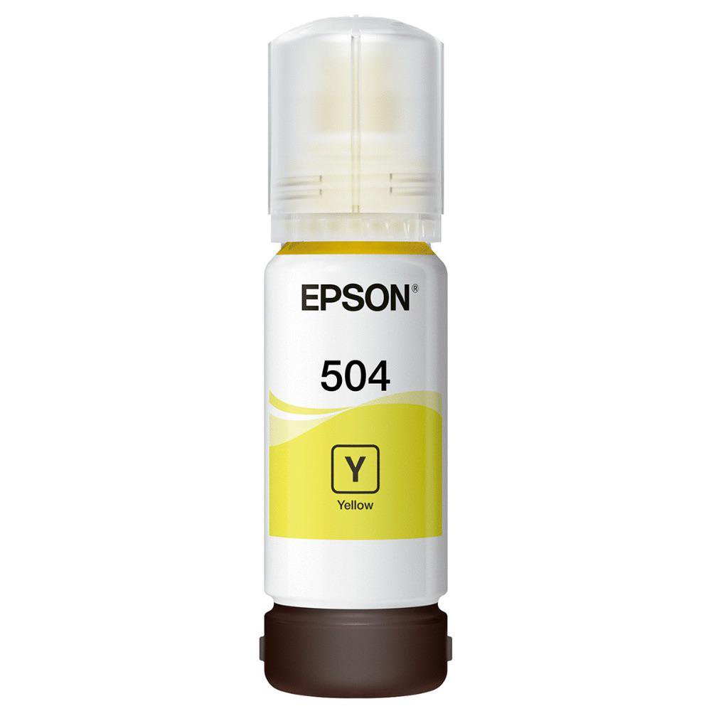 Tinta Epson T504420 Amarilla de 70 mL para Impresoras EcoTank Compatibles
