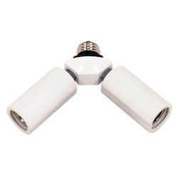 Socket Y Doble Baquelita Rotativo - Satco