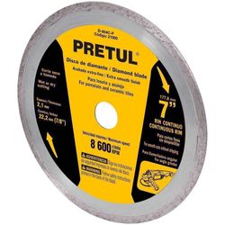 Disco Para Corte De Azulejo 7 Plg - Pretul