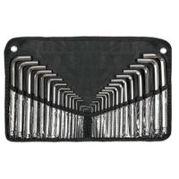Set de 30 Llaves Allen Largas Std/Mm Punta Bola con Estuche