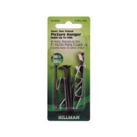 Gancho Para Cuadros 100 Lbs De 2 Pzs Color Plateado - Hillman Anchorwire