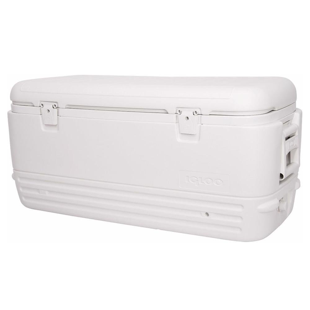 Hielera Rectangular Polar de 113 Litros Blanca con Aislamiento