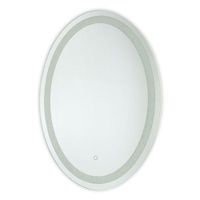 Espejo Led Ovalado Con Orilla 0.50 X 0. - Inco