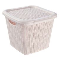 Cantas Con Tapa 15 Lt Crema - Ucsan