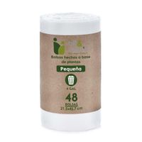 Rollo de Bolsas Biodegradables para Basura Tamaño S 48 Unidades