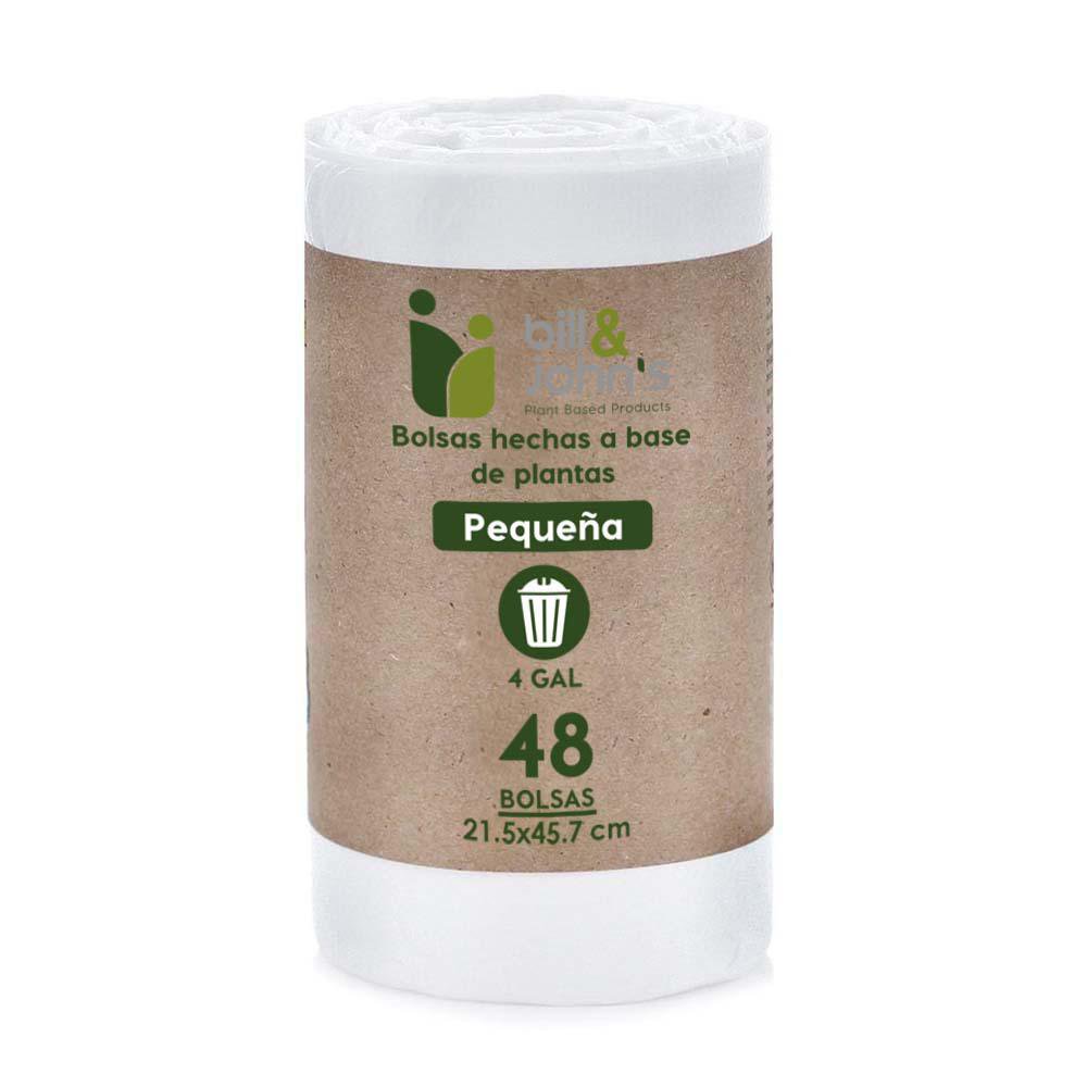 Bolsas Biodegradables para Basura Tamaño S, 48 Unidades
