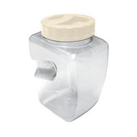 Contenedor Cuadrado 3 Lt Marfil - Guateplast