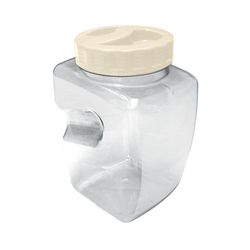 Contenedor Cuadrado 3 Lt Marfil - Guateplast