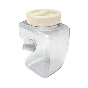 Contenedor Cuadrado 3 Lt Marfil - Guateplast