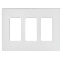 Placa Decora Plus De 3 Módulos Blanca - Leviton