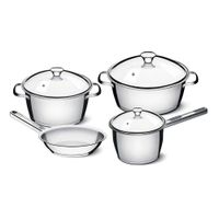 Batería De 4 Piezas Y 3 Tapaderas Allegra - Tramontina