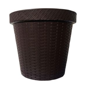 Maceta Rattan # 1 Café - La Campana