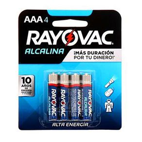Batería AAA 4 Pzs - Rayovac