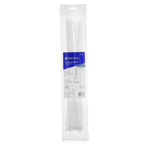 Cincho Estándar De 16 Plg Y 50 Lb Blanco 25 Pzas - Volteck