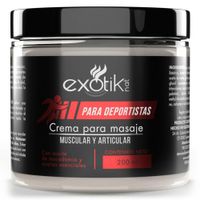 Crema Para Masaje Muscular Y Articular - Exotik