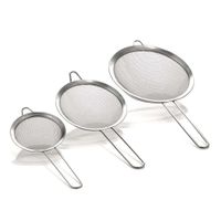 Set De Coladores De Acero Inoxidable 3 Pzas - Nordika