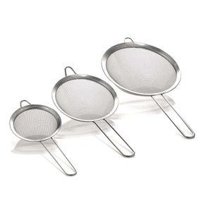 Set De Coladores De Acero Inoxidable 3 Pzas - Nordika
