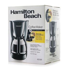 Cafetera Convencional 12 Tz Negra - Hamilton Beach