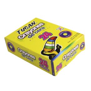 Crayón De Cera Estándar 24 Colores - Tucan