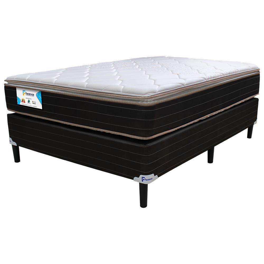 Set de Cama Yoga Triple con Colchón Semi Firme y Base - Varios Tamaños Imperial