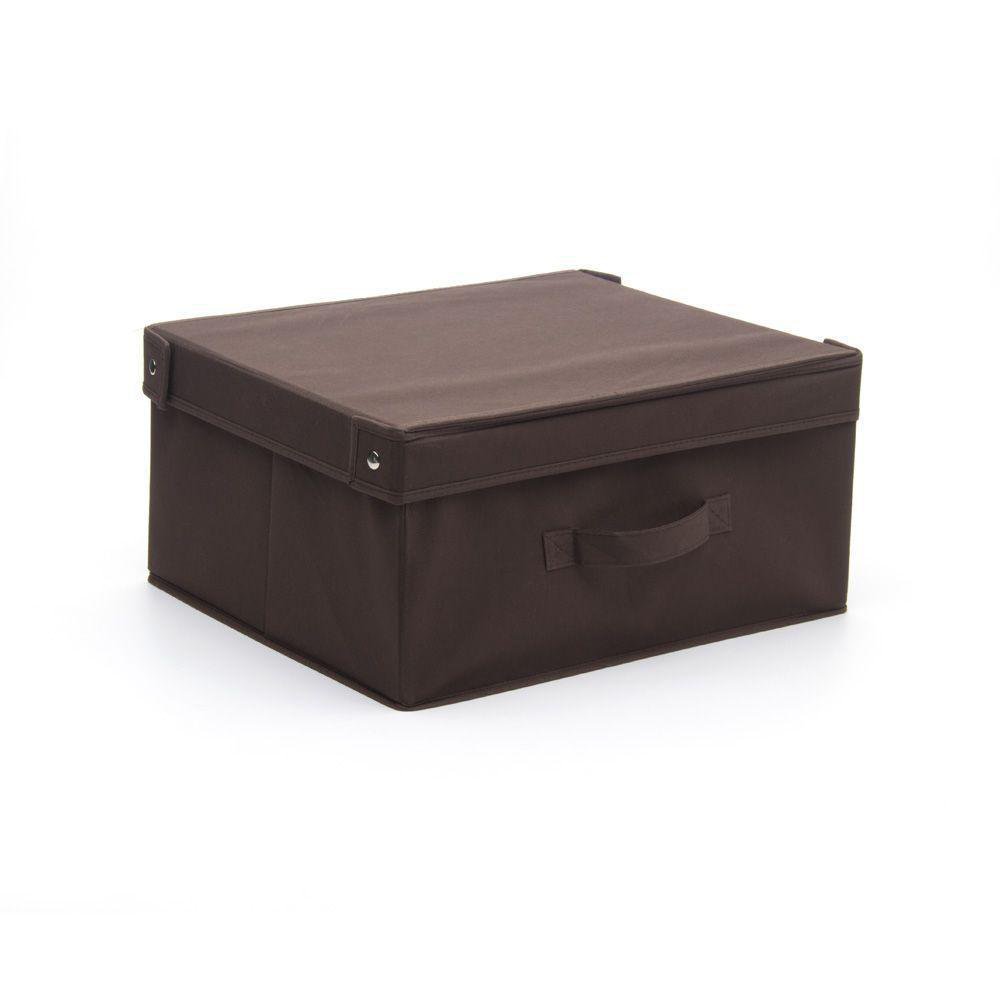 Caja Organizadora con Tapa de Tela 41x35x20 Cm - Varios Colores