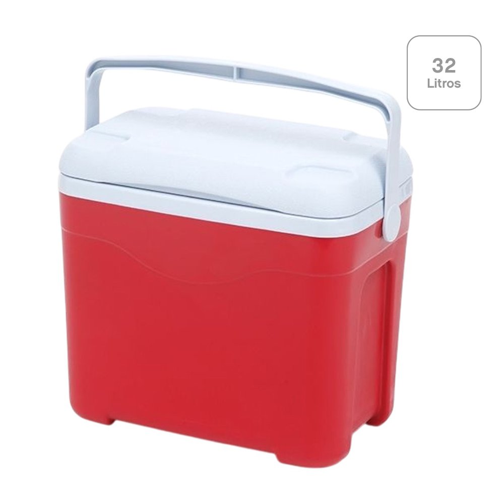 Hielera Cooler de 32 Litros - Varios Colores Rojo