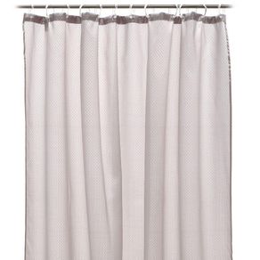 Cortina Taupe Jacquard Para Baño - Viva
