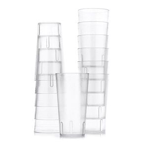 Set 12 Vasos Acrilicos Transparentes - Winco Varias Capacidades