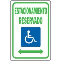Rótulo De Estacionarse De 30.5X45.7 Cm