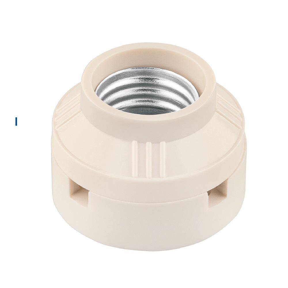 Plafonera Base E27 Baquelita Anuncio Blanca Plafonera Pequeña E27 Blanca