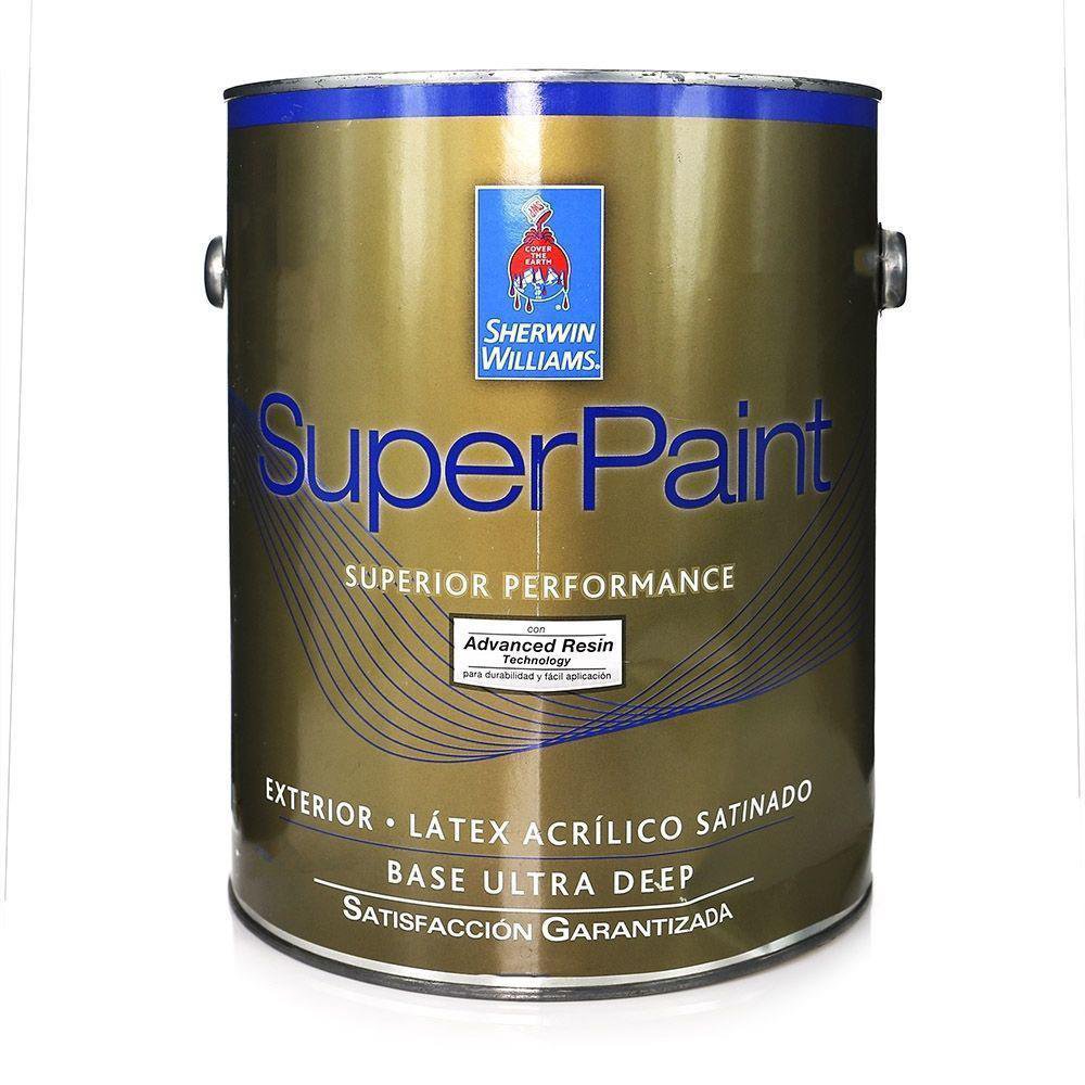 Superpaint Látex Satinado Base Ultra Deep 1 Gal Sherwin Williams