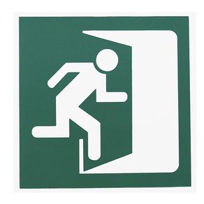 Rótulo Salida Emergencia Puerta Derecha