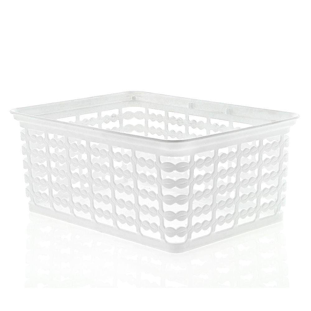 Canasta Deco Blanca - Varias Capacidades 4 l