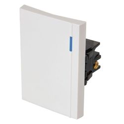 Interruptor Sencillo Blanco 1 Módulo 1 Pza - Volteck