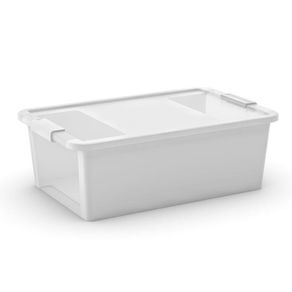 Caja Con Clips Blanca 55X35X10H, 26 L - Kis