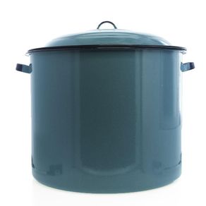 Olla De Peltre Recta Con Orejas 42 Cm - Cinsa