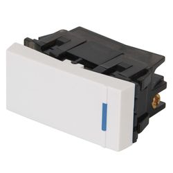 Interruptor Sencillo Blanco 3 Módulos - Volteck