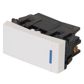 Interruptor Sencillo Blanco 3 Módulos - Volteck