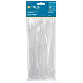 Cincho 20 Cm 50 Lbs Blanco 50 Pzas  - Volteck